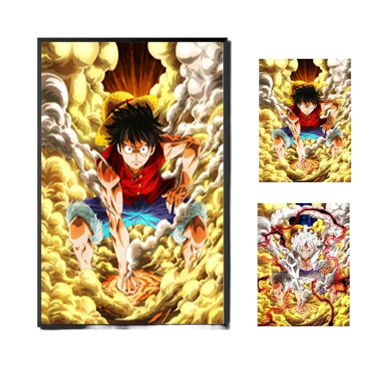 One Piece 3D Lenticular Poster – Gear 5 Luffy Edition