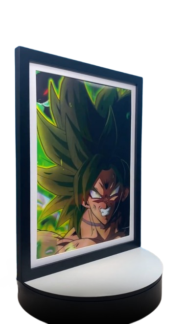 Dragon Ball Z 3D Lenticular Poster – Legendary Broly Wall Art (Without Frame)