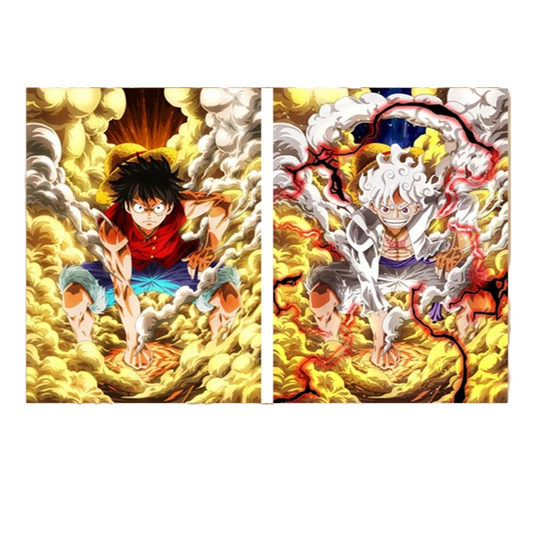 One Piece 3D Lenticular Poster – Gear 5 Luffy Edition
