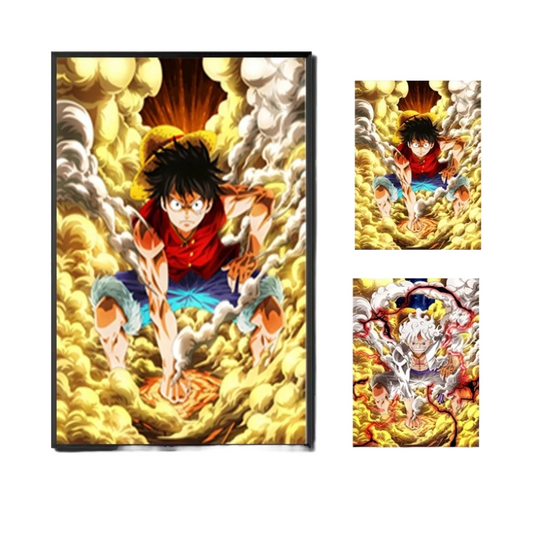 One Piece 3D Lenticular Poster – Gear 5 Luffy Edition