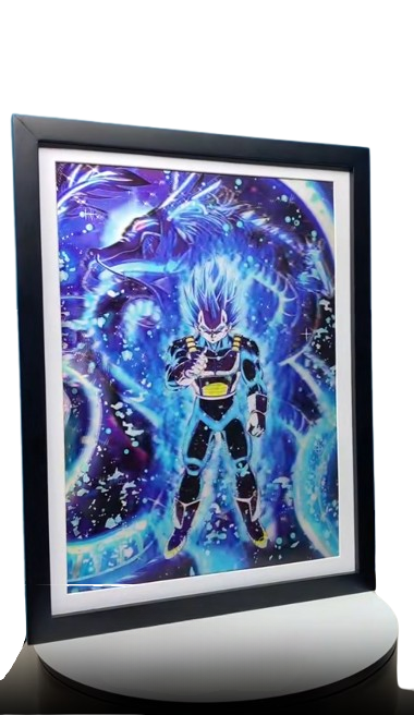 Dragon Ball Z 3D Lenticular Poster – Goku, Vegeta & Frieza Edition