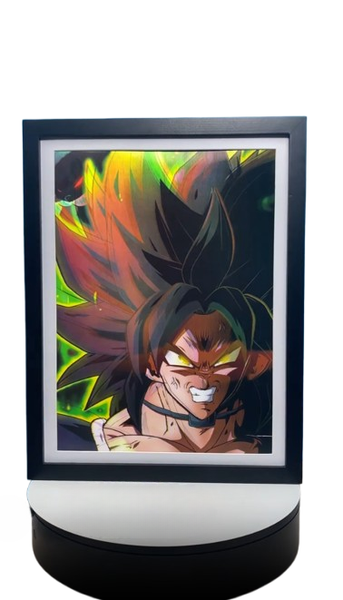 Dragon Ball Z 3D Lenticular Poster – Legendary Broly Wall Art (Without Frame)