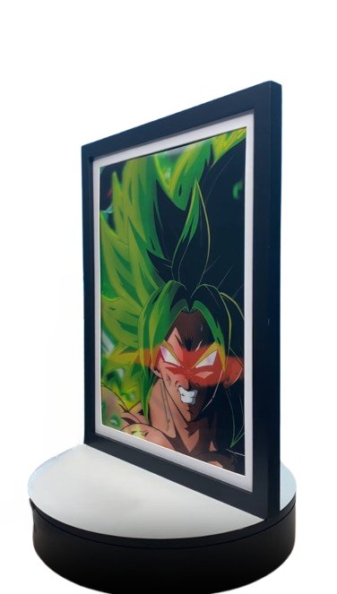 Dragon Ball Z 3D Lenticular Poster – Legendary Broly Wall Art (Without Frame)