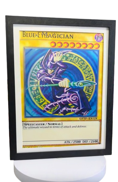 3D Lenticular Yu-Gi-Oh! Poster – Blue-Eyes White Dragon / Red-Eyes Black Dragon / Dark Magician.