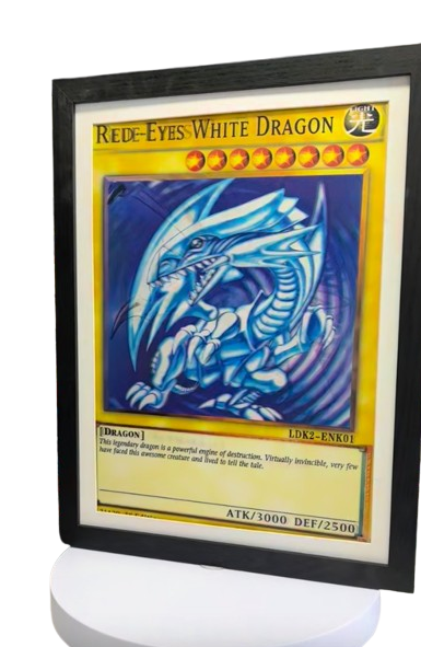 3D Lenticular Yu-Gi-Oh! Poster – Blue-Eyes White Dragon / Red-Eyes Black Dragon / Dark Magician.