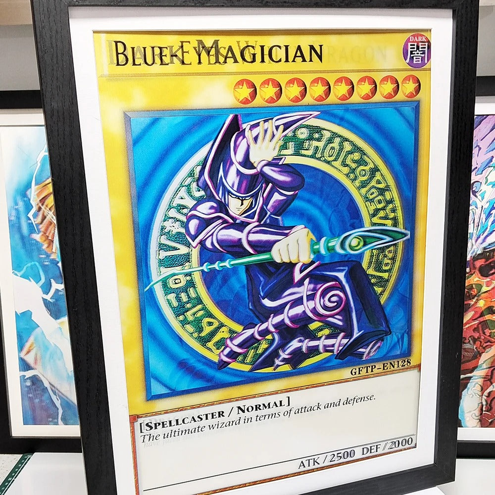 3D Lenticular Yu-Gi-Oh! Poster – Blue-Eyes White Dragon / Red-Eyes Black Dragon / Dark Magician.